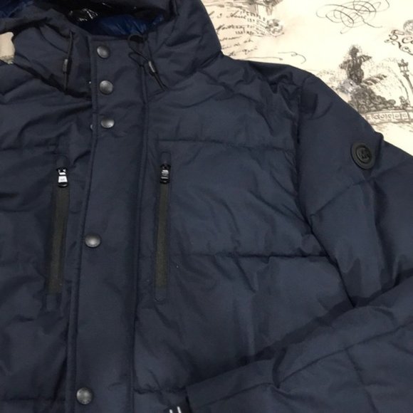 Michael Kors Front Zip Hooded Coat - Picture 6 of 9